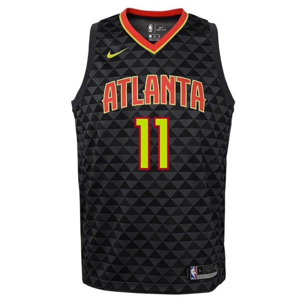 Atlanta Hawks Childrens/Kids Young Nike Basketball Jersey / Black